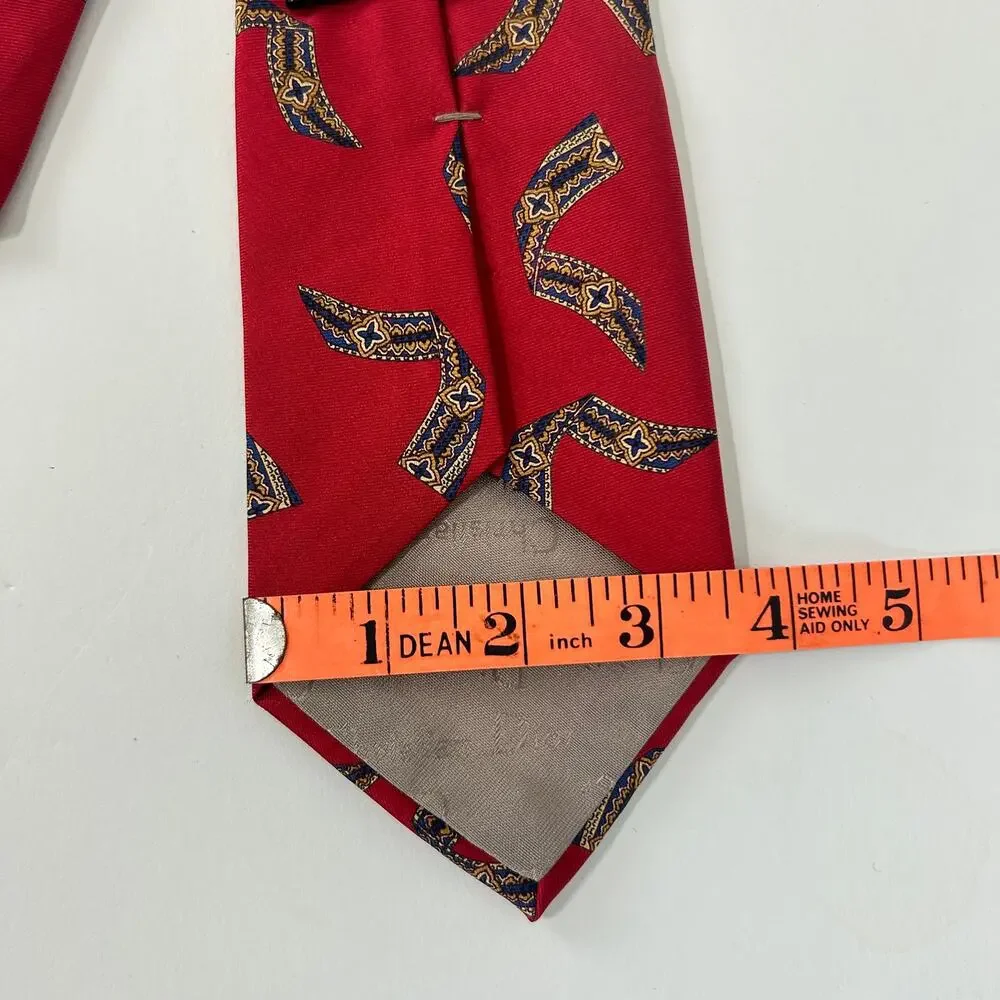 Christian Dior Monsieur Mens Neck Tie 100% Silk Vintage Made in USA 90s